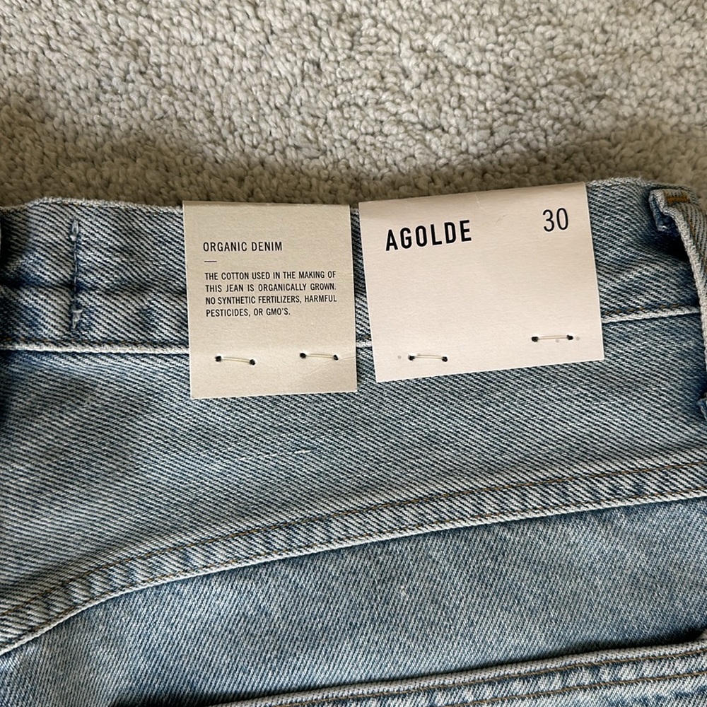 Agolde Pinch Waist High Rise Kick In Riptide - Picture 6 of 10